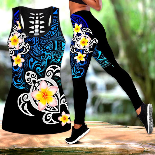 Colorful Abstract Tribal Tattoo Capri Leggings – InkedOut