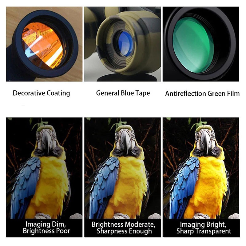 Mini Portable Zoom HD 50000M Telescope Binoculars Powerful 300x25 Folding Long Range Low Light Night Vision Professional