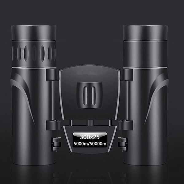 Mini Portable Zoom HD 50000M Telescope Binoculars Powerful 300x25 Folding Long Range Low Light Night Vision Professional