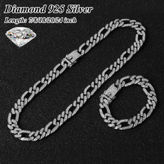 Chain Necklace, Diamond Necklace, Jewelry, Chain