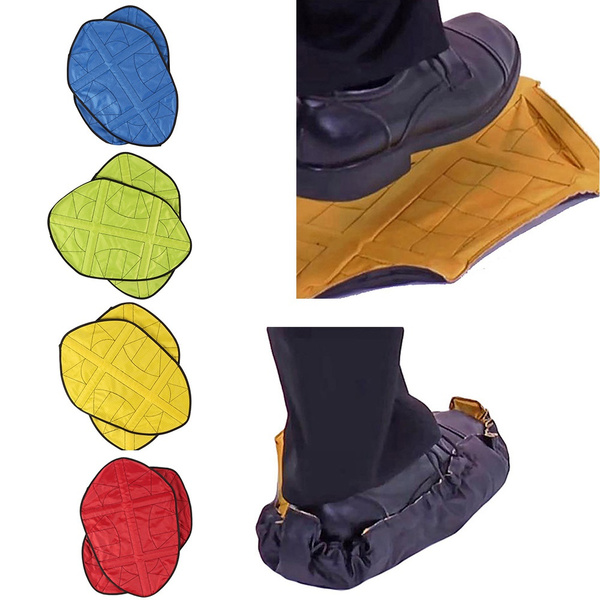 Hands free reusable shoe on sale covers