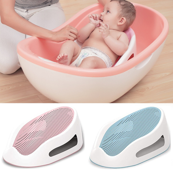 Soft Kids Baby Bathtub Thicken, Pink Bathtub Baby Seat