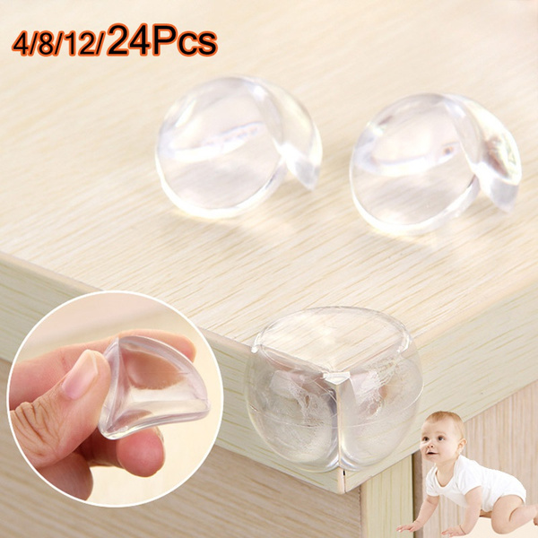 Table Corner Edge Guards Silicone Cover 4Pcs Child Baby Protection