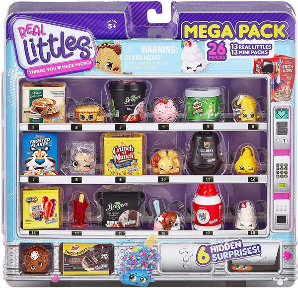 Real Littles Snack Time! 26-Piece Mega Pack (13 Shopkins & 13 Mini