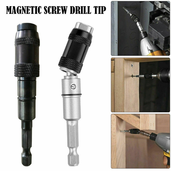 Steel Impact Magnetic Pivoting Bit Tip Swivel Screw Holder Screw Drill  Accessory