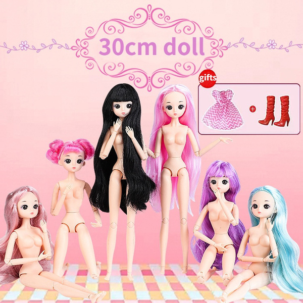 30cm Big Eyes Long Legs Beauty Doll Princess Dolls 28 Joints