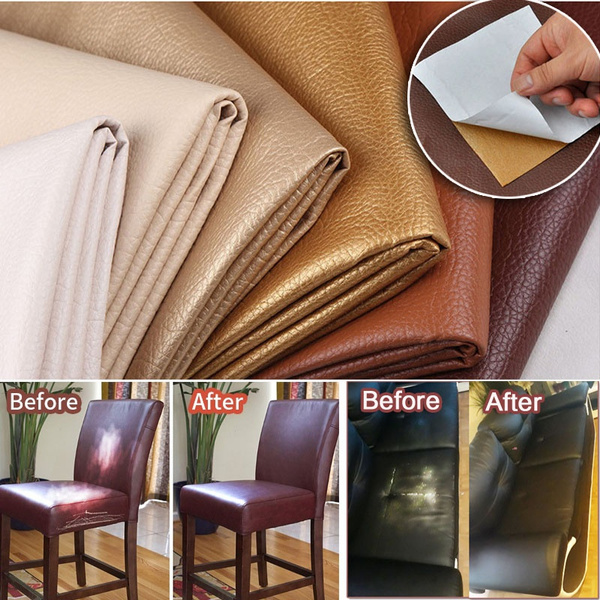 1 Pcs Self Adhesive Pu Leather Stickers Sticky Fabric Sofa Repair Patches Furniture Renovation Home Decoration Wish 1 Pcs Self Adhesive Pu Leather Stickers, Leather Sofa Repair At Home