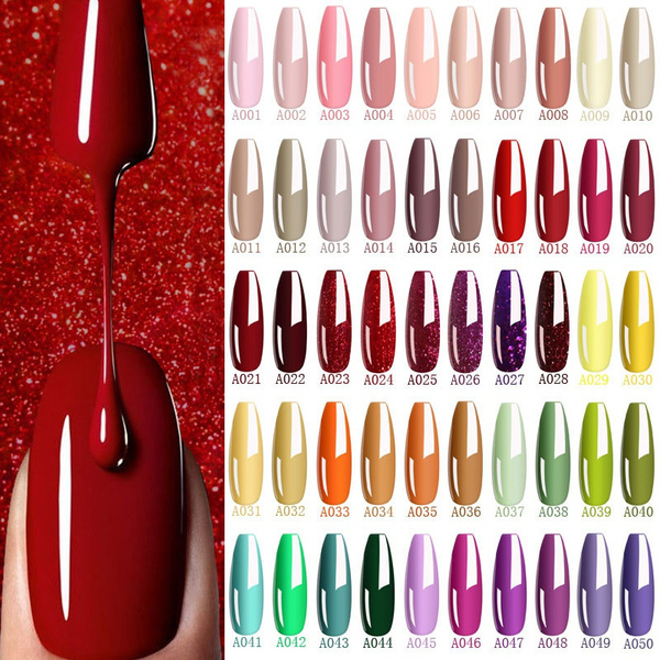 76 Colors 8 ml Gel Nail Polish Nail Color Soak Off UV Gel Varnish Semi  Permanant UV Gel Nail Art