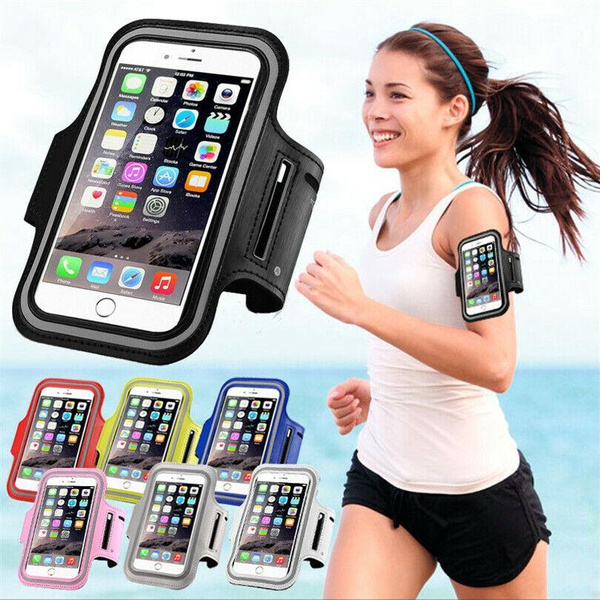 Sport Running Armband Gym Arm Band Pouch Case For iPhone 15 14 13 12 11 Pro  Max XR XS 8 7 / Samsung Galaxy S24 S23 S22 S21 S20 Ultra Note 20