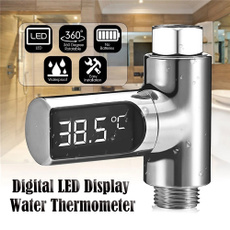 water, ledshowerthermometer, led, Monitors