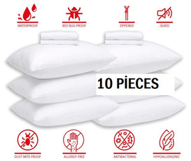 pillowprotector, zipperedpillowcase, pillowscase, Waterproof