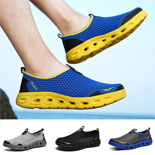 mens white beach shoes