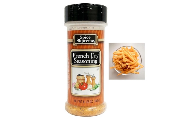 French Fry Seasoning 6.5 Ounce Jar Seasoned Fries Cooking Dry Rub Meats  Veggies