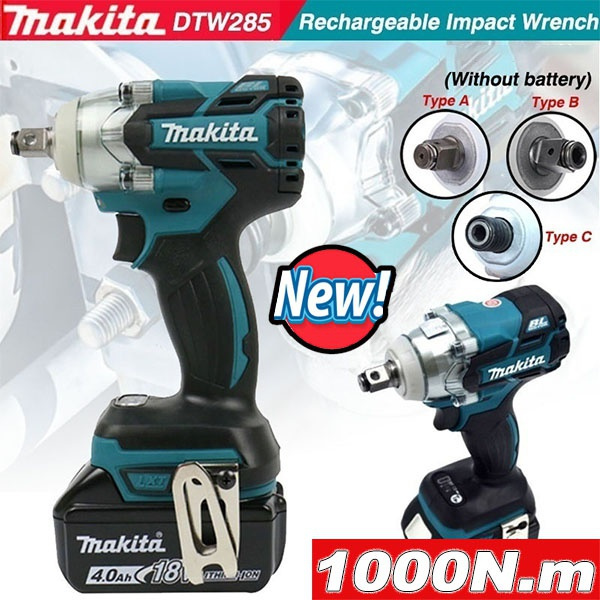 Makita DTW285 18V Impact Wrench 1000 