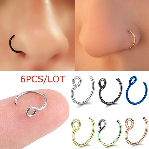 316L Nose Ring Stud Surgical Steel Nose Jewelry 
