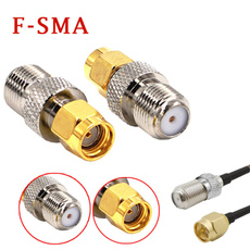 adaptercable, smamale, fconnector, gold