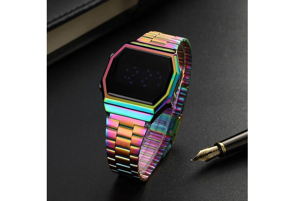 Digital Watch Multifunctional Square Sports Waterproof Watches