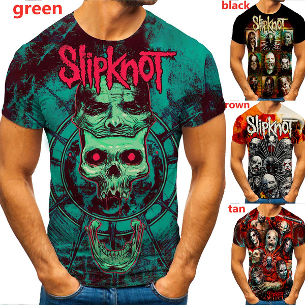 Summer Fashion Slipknot T Shirt Hip Hop 