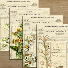 Flowers, Scrapbooking, craftpaper, Vintage
