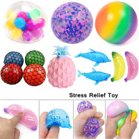 Sticky Ball Stress Relief Fidget Sensory Toy Set Anti-Stress-Bälle Spielzeug DE 