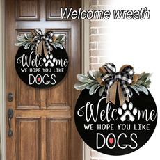 Home & Kitchen, Decor, greenwreath, Door