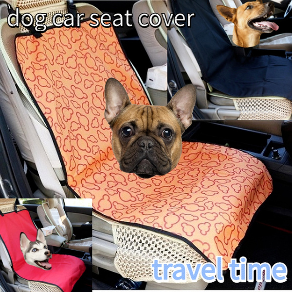 Dog Pet Seat Cover Car Front Passenger with Adjustable Quick release Travel Bed Mats Dog Accessories Pet Waterproof Non Slip