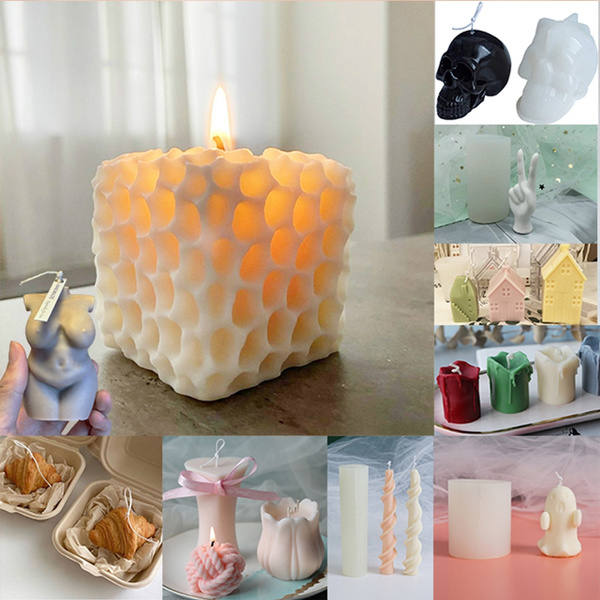 Cute Bear Silicone Mold Mini bear mold for Candle Making DIY Candle Mold  Aromatherapy Plaster Mold