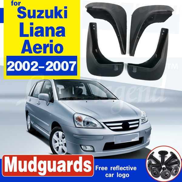 Car Mud Flaps For Suzuki Liana Aerio SX Baleno 20022007 Mudflaps Splash Guards Mud Flap