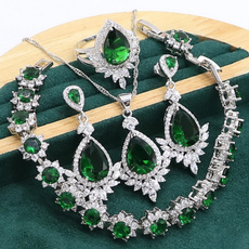 925silverjewelryset, greentopaz, Jewelry, Gifts