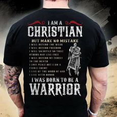 A, warrior, Christian, Shirt