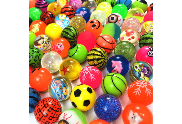 5/10 Pcs Kids Toys Mixed Bouncing Balls Rubber Outdoor Bath Toys Child  Sports Games Elastic Juggling Jumping Balls