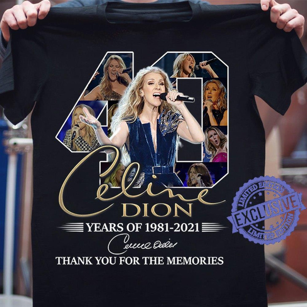 Celine dion discount tee shirts