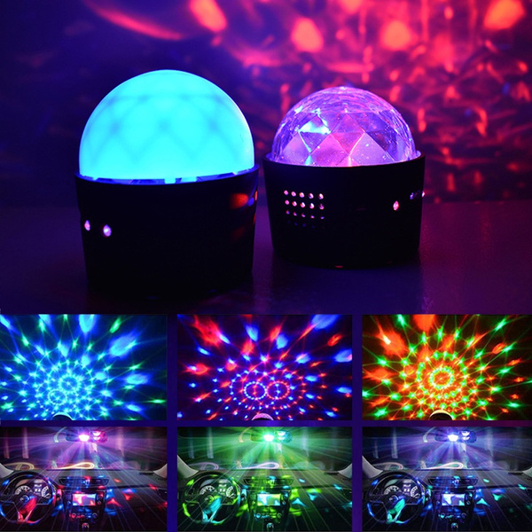 RGB Music Stage Car Ceiling Strobe Flash Atmosphere Lamp DJ Party Sky Star  Lighting Disco Light Home Theater Kids Bedroom Projector LED Interior Decorative  Lights