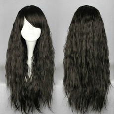 curlywiglonghair, long28curlyheatresistantlolitafashionhara, Cosplay, longwavyombrecosplaywig