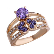 bohemianring, purple gem, Fashion, Love