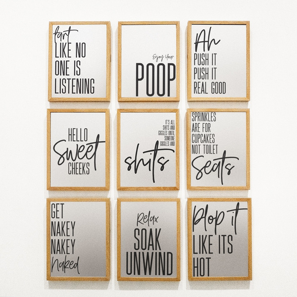 Printable bathroom quotes