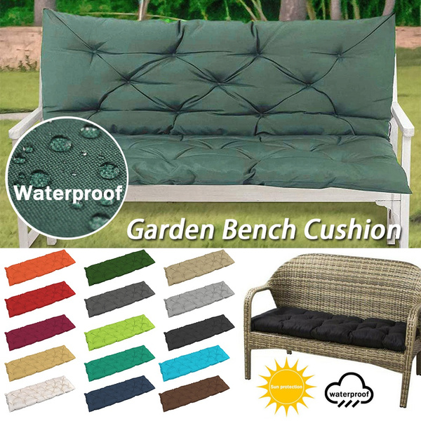 2 3 Seat Thick Garden Bench, Outdoor Bench Seating Cushions