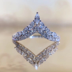 Sterling, DIAMOND, Women Ring, Engagement Ring