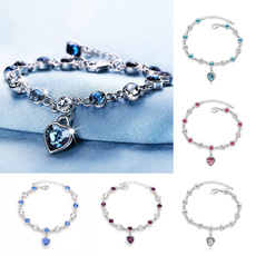 Sterling, DIAMOND, Jewelry, womensbracelet