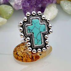 Sterling, Turquoise, Fashion, Sterling Silver Ring