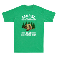 Mens T Shirt, camping, Novelty, solvestherest