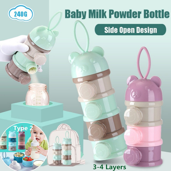 Baby Milk Storage Holder Powder Dispenser Snack Container Food