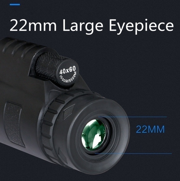 Extra Long Distance 10000M/99900M Monocular Low Light Night Vision High Angle Telescope Monocular Portable Telescope for Outdoor Hiking with Tripod
