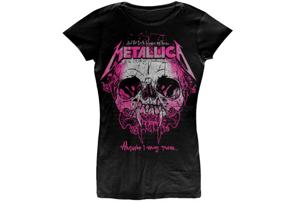 Metallica Wherever I May Roam Ladies Black T-Shirt