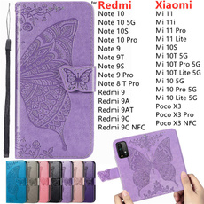 case, xiaomimi10tlite5gleathercase, butterfly, Holster