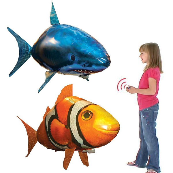 Remote Control Flying Fish Toy Infrared RC Flying Air Balloons Party Decor  Flying Fish Balloon Remote Control Toys