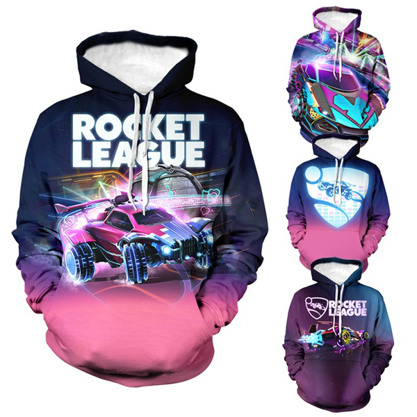 2021 New Rocket League Game Hoodie 3D Printing Fashion Cool Hoodie