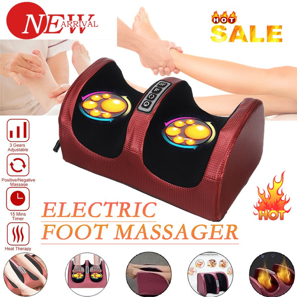 Luckyermore Foot Massage Machine Kneading Rolling Shiatsu Calf Leg Gift  W/Remote