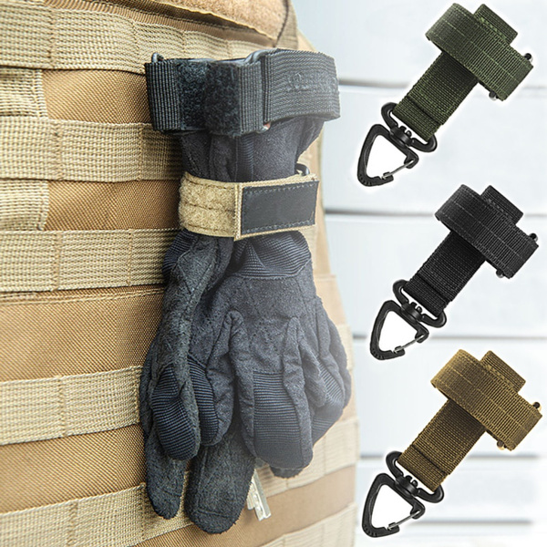 2x Handschuh-Aufhängeschnalle Camping Gürtel Haken Handschuh Im Freien 
