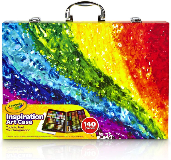 Crayola Inspiration Art Case Coloring Set, Easter Gift for Kids, 140 Art  Supplies